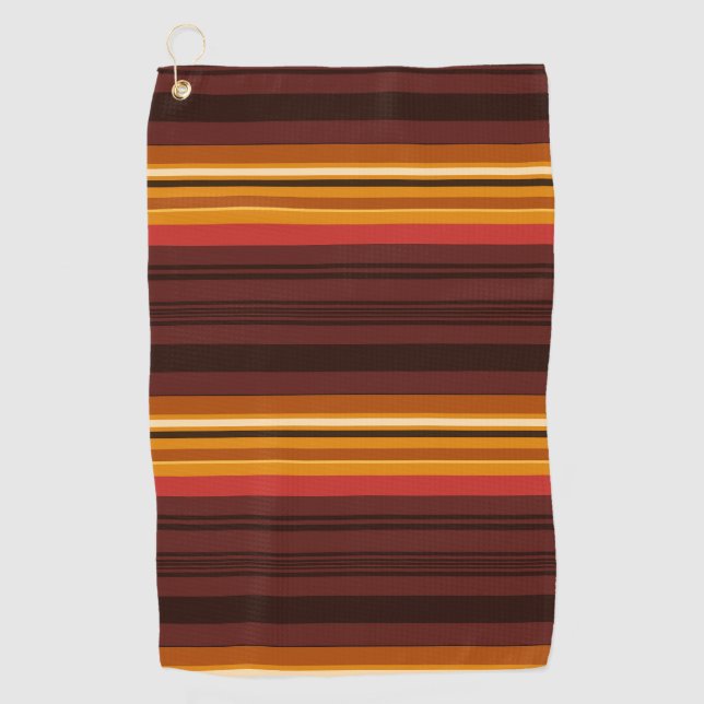 Toalla De Golf Bandas de cosecha (Anverso)