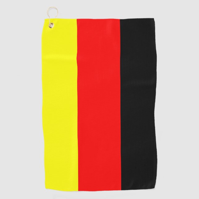 Toalla De Golf Bandera alemana (Anverso)
