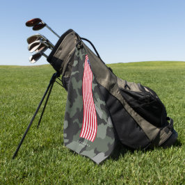 Toalla De Golf Bandera Americana de Estrellas y Franjas Modernas 
