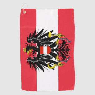 Toalla De Golf Bandera austriaca y golf en Austria Golf/Deportes