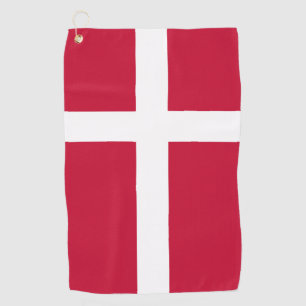 Toalla De Golf Bandera danesa patriótica