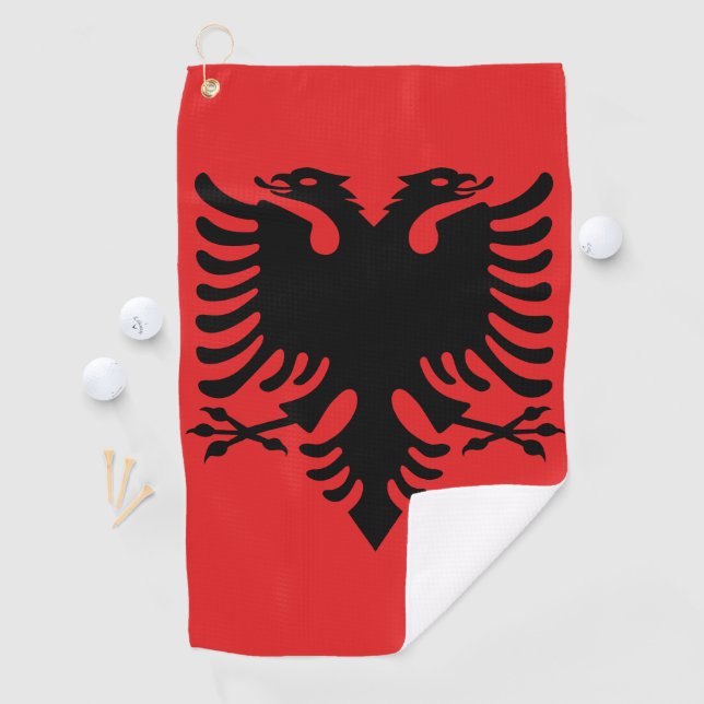 Toalla De Golf Bandera de Albania (In situ)