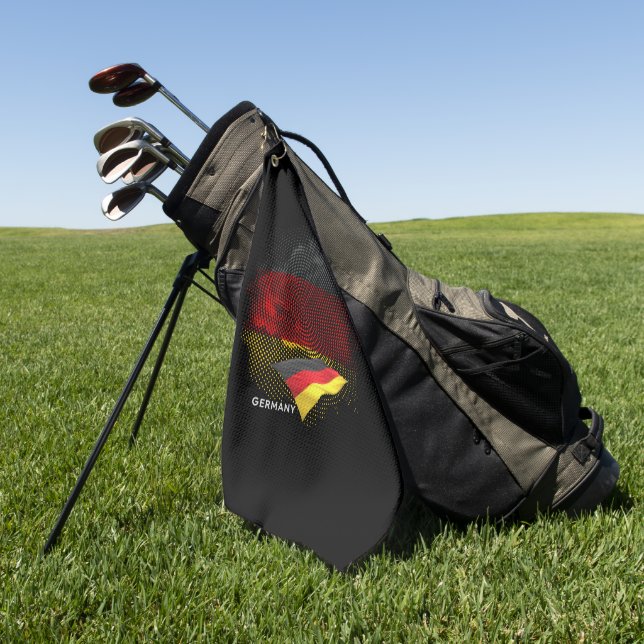 Toalla De Golf bandera de Alemania (Verde)