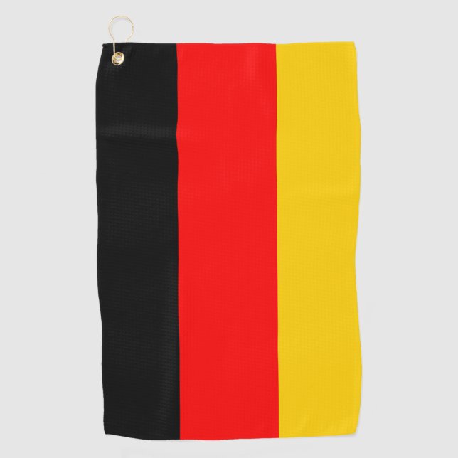 Toalla De Golf Bandera de Alemania (Anverso)