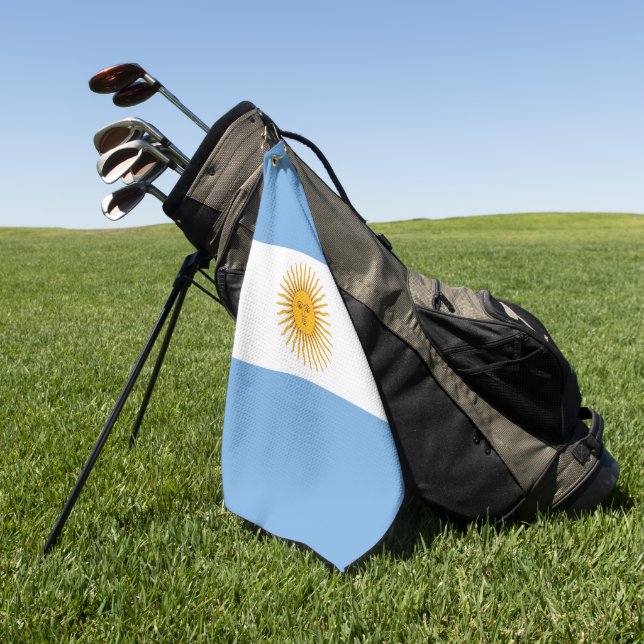 Toalla De Golf Bandera de Argentina (Verde)