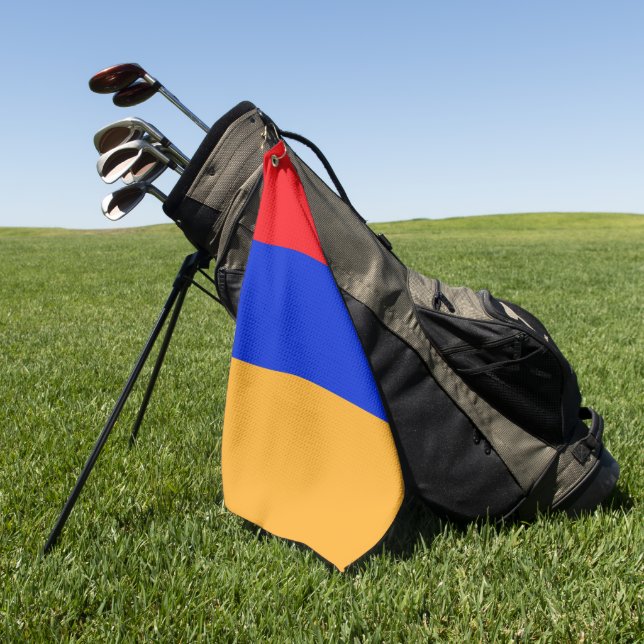 Toalla De Golf Bandera de Armenia (Verde)