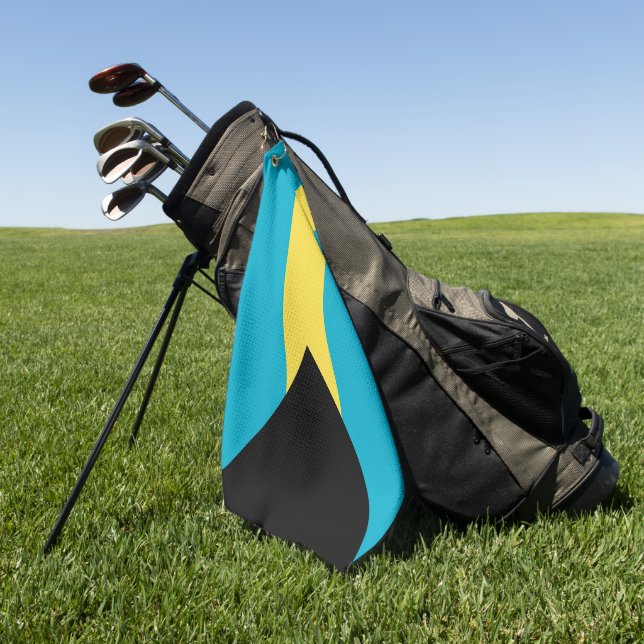Toalla De Golf Bandera de Bahamas (Verde)