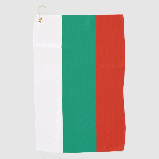 Toalla De Golf Bandera de Bulgaria (Anverso)