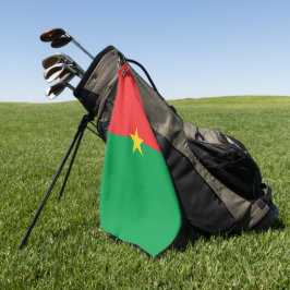 Toalla De Golf Bandera de Burkina Faso