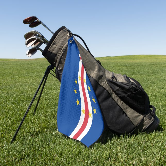 Toalla De Golf Bandera de Cabo Verde (Verde)
