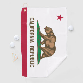 Toalla De Golf Bandera de California