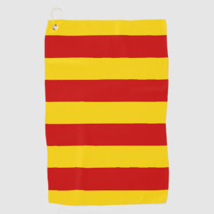 Toalla De Golf Bandera de Cataluña y catalán - Moda de La Senyera
