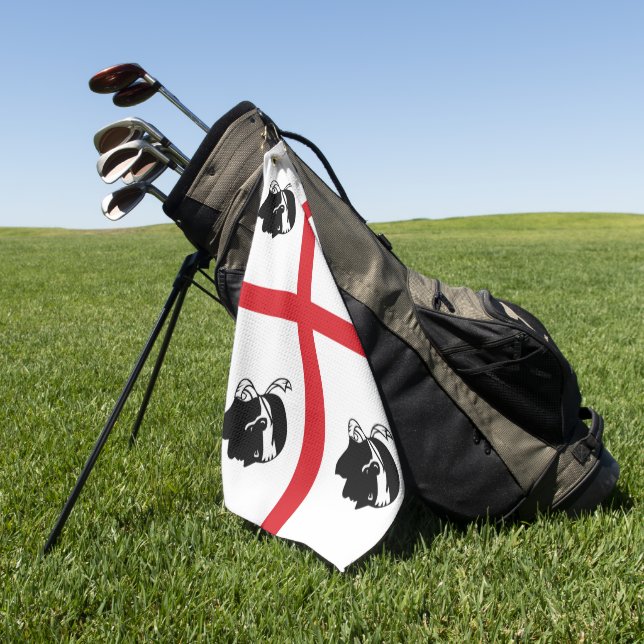 Toalla De Golf Bandera de Cerdeña (Italia) (Verde)