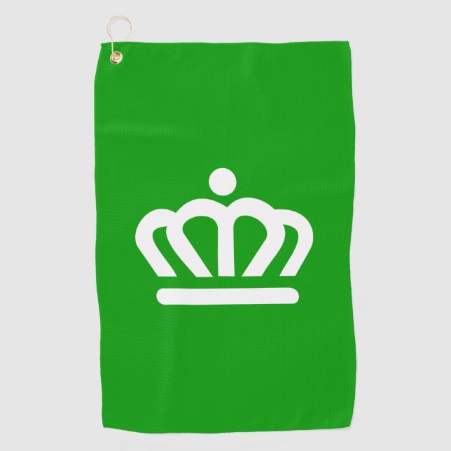 Toalla De Golf Bandera de Charlotte, Carolina del Norte (Anverso)