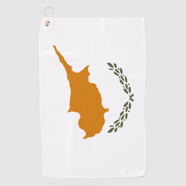 Toalla De Golf Bandera de Chipre (Anverso)