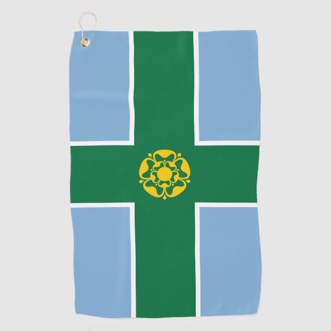 Toalla De Golf Bandera de Derbyshire  (Anverso)