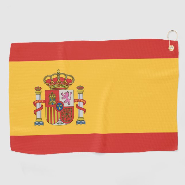 Toalla De Golf Bandera de España (Horizontal)