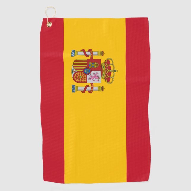 Toalla De Golf Bandera de España (Anverso)