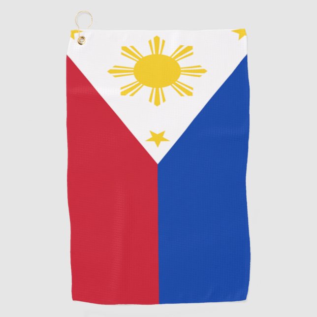 Toalla De Golf Bandera de Filipinas (Anverso)