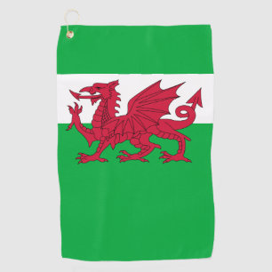 Toalla De Golf bandera de Gales