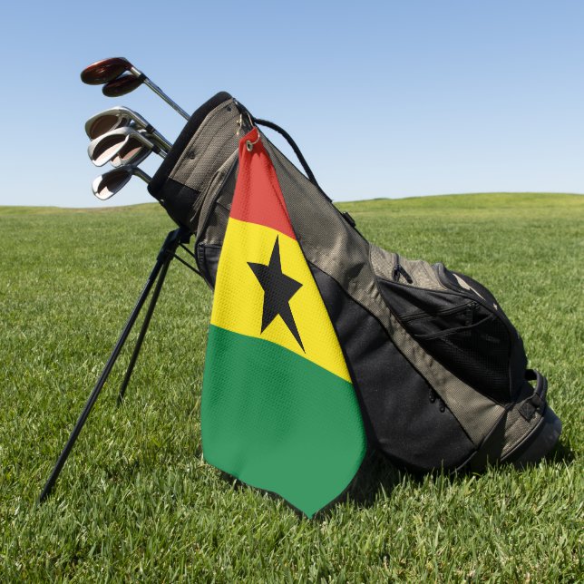 Toalla De Golf Bandera de Ghana (Verde)