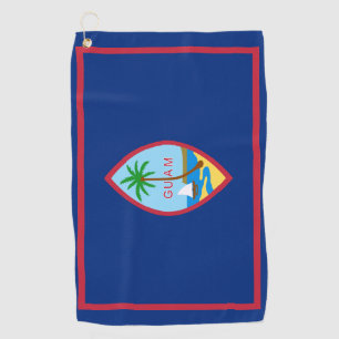Toalla De Golf Bandera de Guam