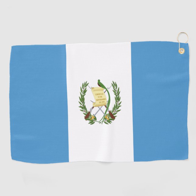 Toalla De Golf Bandera de Guatemala  (Horizontal)