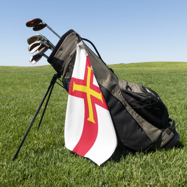 Toalla De Golf Bandera de Guernsey (Verde)