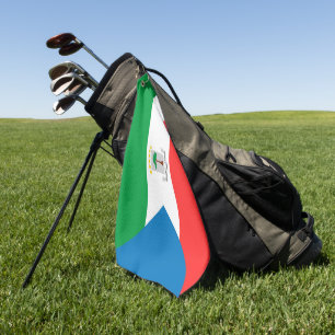 Toalla De Golf Bandera de Guinea Ecuatorial