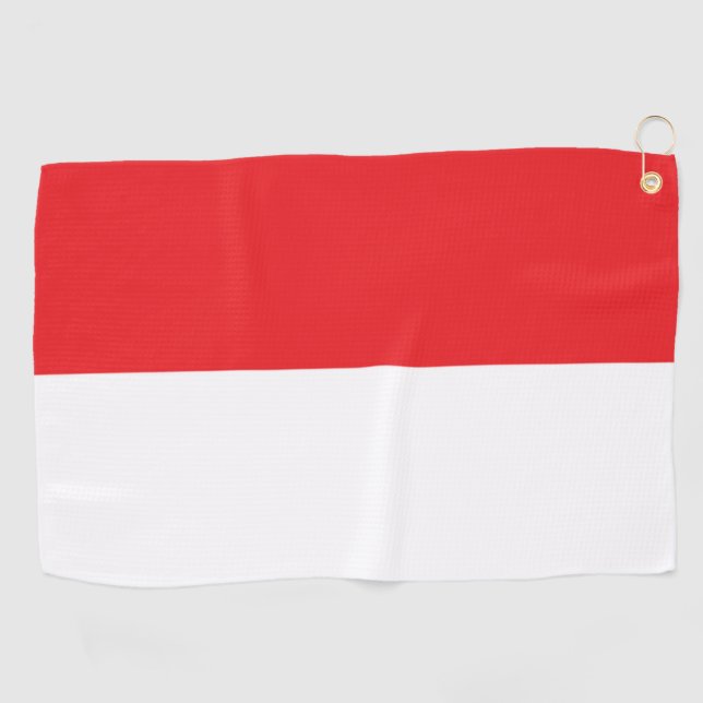 Toalla De Golf Bandera de Indonesia (Horizontal)