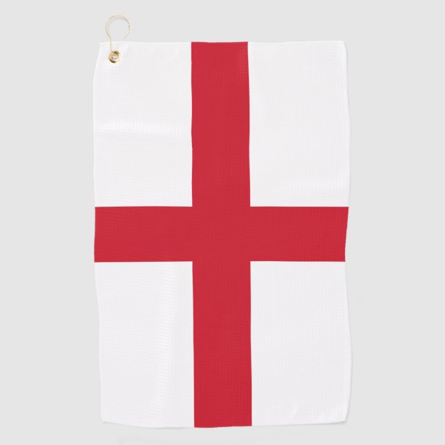 Toalla De Golf Bandera de Inglaterra Patriótico Inglés (Anverso)