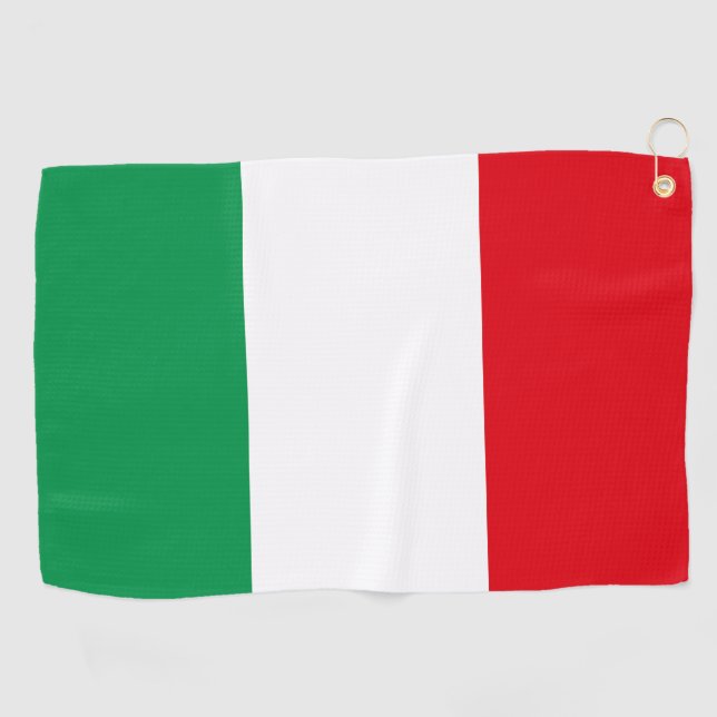 Toalla De Golf Bandera de Italia (Horizontal)