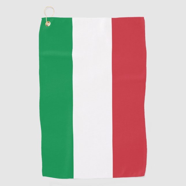 Toalla De Golf Bandera de Italia (Anverso)