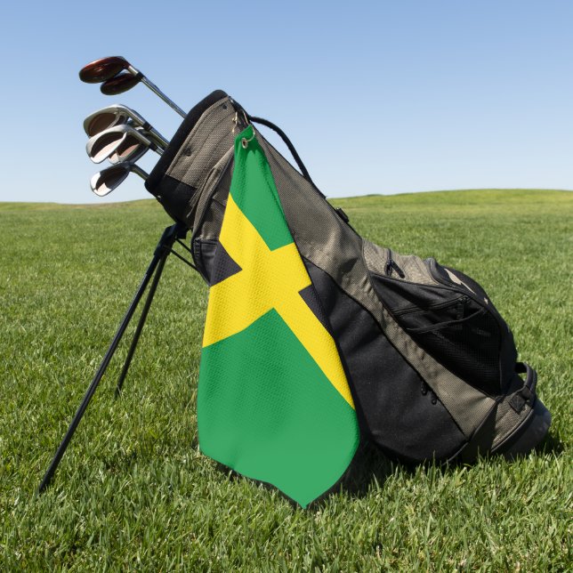 Toalla De Golf Bandera de Jamaica (Verde)