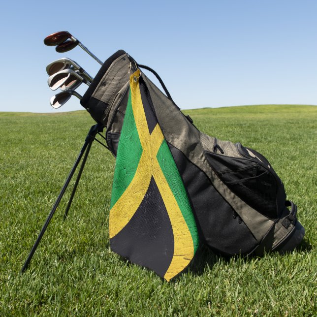 Toalla De Golf Bandera de Jamaica (Verde)