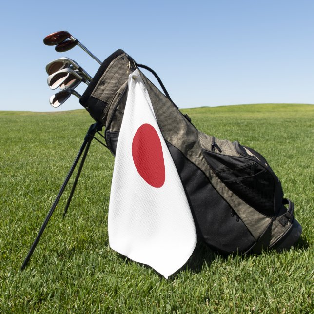 Toalla De Golf Bandera de Japón (Verde)