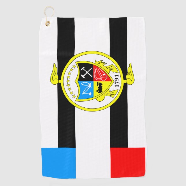 Toalla De Golf Bandera de Knoxville, Tennessee (Anverso)