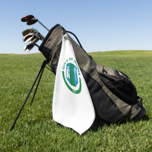 Toalla De Golf Bandera de la ciudad de Irvine (California)