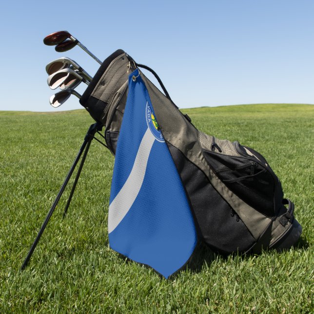 Toalla De Golf Bandera de Las Vegas (Nevada) (Verde)