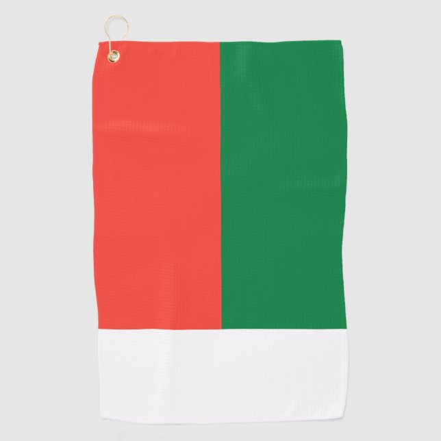 Toalla De Golf Bandera de Madagascar (Anverso)
