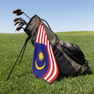 Toalla De Golf Bandera de Malasia