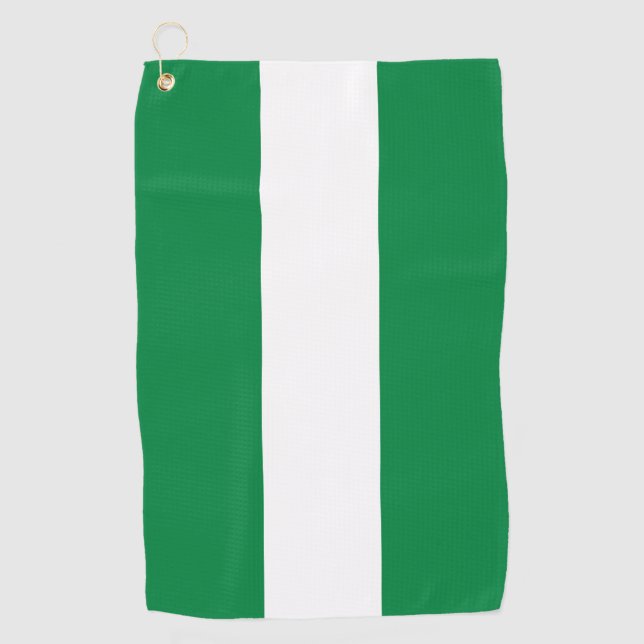 Toalla De Golf Bandera de Nigeria (Anverso)