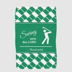 Toalla De Golf Bandera de NIGERIA personalizada Swing Unto The Lo