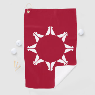 Toalla De Golf Bandera de Oglala Lakota Sioux