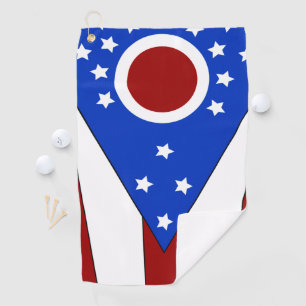 Toalla De Golf Bandera de Ohio