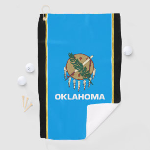 Toalla De Golf Bandera de Oklahoma