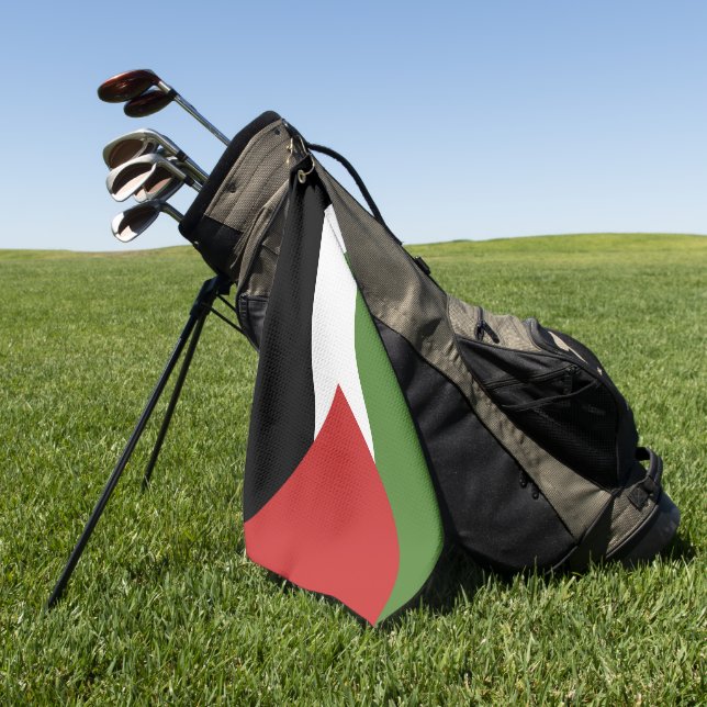 Toalla De Golf Bandera de Palestina (Verde)