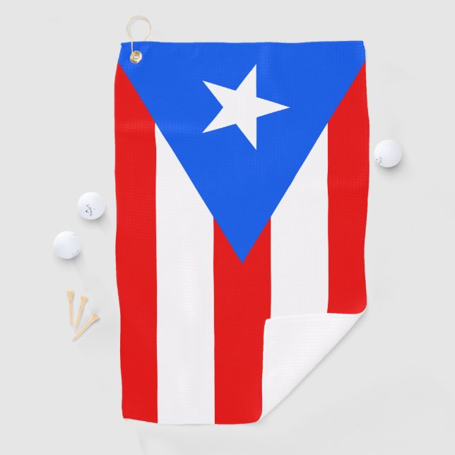 Toalla De Golf Bandera de Puerto Rico (In situ)