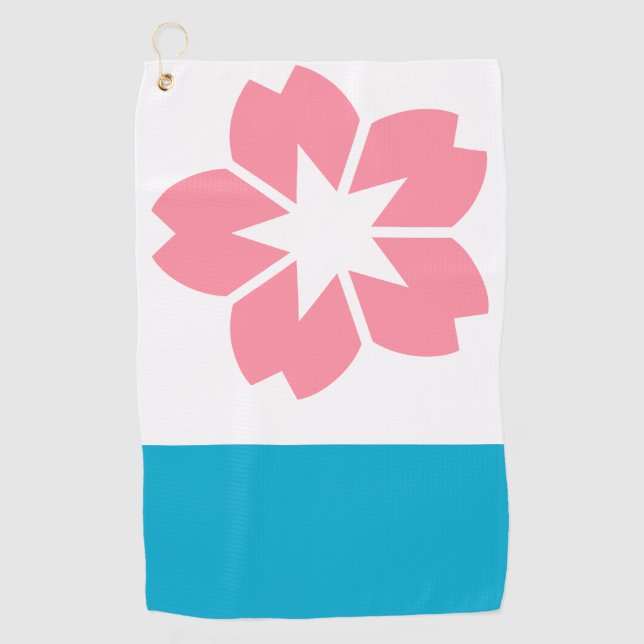 Toalla De Golf Bandera de Salem, Oregón (Anverso)