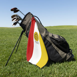 Toalla De Golf Bandera de San Diego (California)